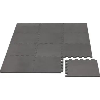 Hrací deka Rialto Baby Hrací podložka puzzle s okrajem Cool Gray 92x122 cm