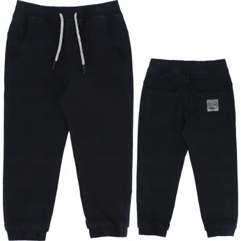 Pohodlné chlapecké kalhoty s pružným pasem a stahovacími lemy, velikost 152 cm (12 let)