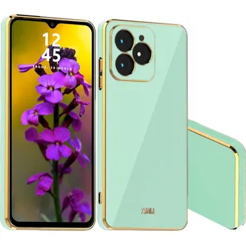 Pouzdro na mobilní telefon Zadní Kryt RCBR pro Realme C61 C63 4G GLAMOUR COLOR CASE tyrkysová