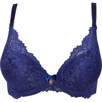 Podprsenka Podprsenka lehká push-up krajková Intimidao 36/80 B námořnická modrá