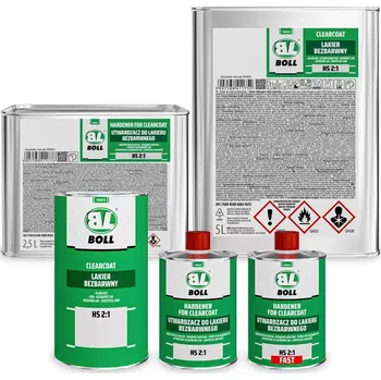 Oprava karosérie BOLL Bezbarvý lak HS 2:1 5L BOLL 0016632