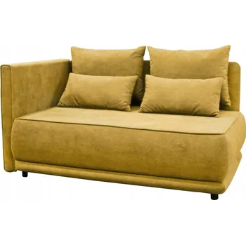 Pohovka Pohovka Kondela 157 x 100 cm látka žlutá