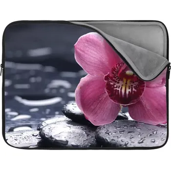 pouzdro na notebook Sablio Obal na notebook Orchidej - 17"