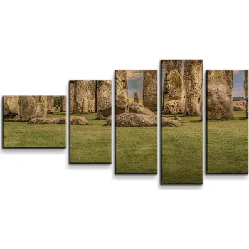 Obraz Sablio Obraz - 5-dílný Stonehenge - 100x60 cm
