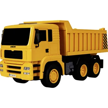 autíčko Amewi 1:18 Stavební stroj stavební vozidlo vč. akumulátorů a kabelu k nabíjení, se světelným efektem