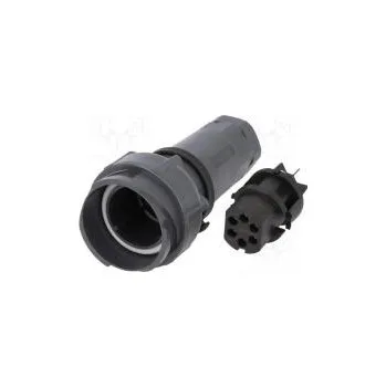 Elektrická zásuvka Konektor kulatý zástrčka zásuvka PIN 6 Buccaneer 7000 10A