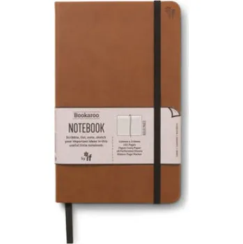 Bookaroo Notebook - Brown (Diář)
