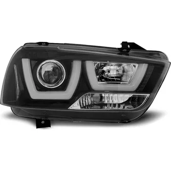 Přední světlomet Přední světla, DODGE CHARGER LX II, 2011-2015, TUBE LIGHT BLACK (91.LPDO14)