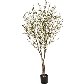 umělá květina Cherry Blossom Verzweigt Cream (17x170cm)-umělá -ý + doprava zdarma