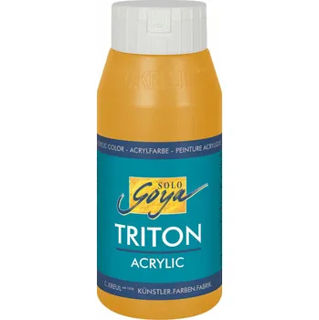 Vodová barva Kreul Solo Goya Triton Akrylová barva Brilliant Ocher Light 750 ml 1 ks