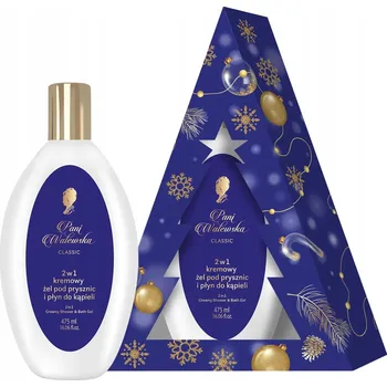 Koupelová kosmetika PANI WALEWSKA Vánoční stromek 2v1 Krémový sprchový gel a pěna do koupele Classi