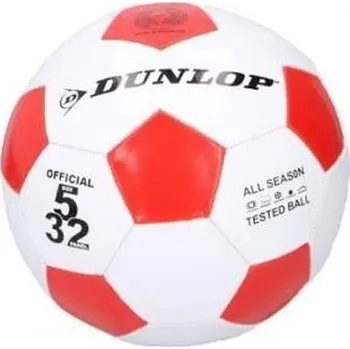 Fotbalový míč Fotbalový míč vel. 5 (červený) Dunlop