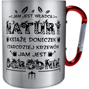 Hrnek Chcekoszulki Hrneček s karabinou DÁREK kovový 300 ml