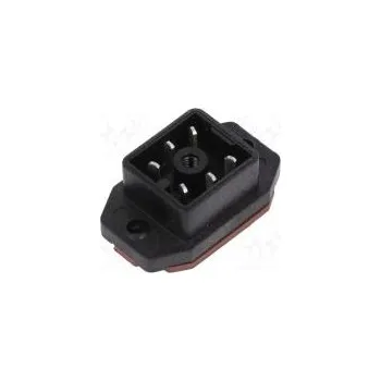 Elektrická zásuvka Konektor čtvercový zásuvka vidlice PIN 6 G 6A 50V pájení