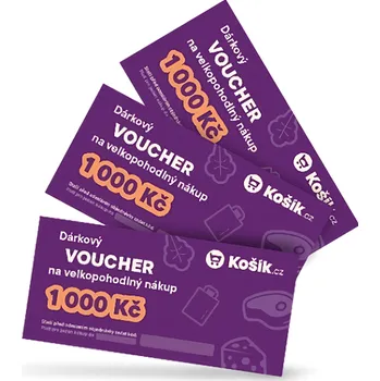 Dárkový potravinový koš Unbranded Elektronický dárkový poukaz 1 000 Kč