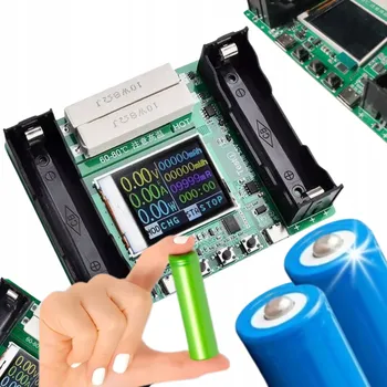 Měřič JAMKO TESTER POJEMNOŚCI OGNIW AKUMULATORÓW 18650 MĚŘIČ