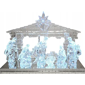 Vánoce Betlémský Světelný a Hrající Betlém 250715