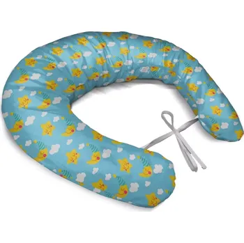 Polštář Sablio Těhotenský polštář Hvězdy a měsíce