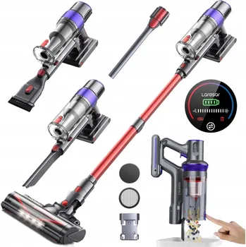 Vysavač Tyčový vysavač Laresar Elite V8 48Kpa 500W stříbrná/šedá