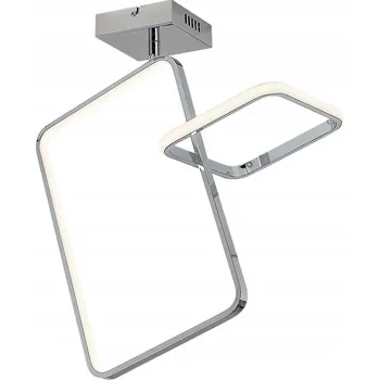 Moderní stropní svítidlo LED 36W MALWEN Rabalux Chrom Bílá