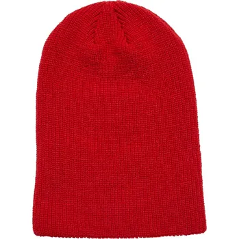 Čepice Long Knit Beanie - red