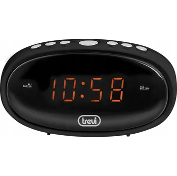 Hodiny Stolní hodiny Trevi černé 13,5 cm