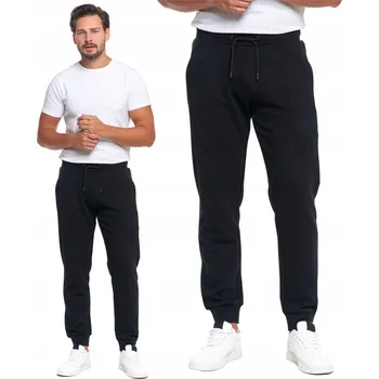 Moraj pánské tepláky bavlněné černé velikost L