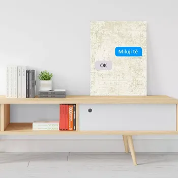 Plechová cedule Sablio Dárková cedulka Miluji tě, OK: 30x40 cm