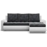 Rozkládací rohová sedací souprava TOKIO VI Pravá Šedá/bílá I 208262232