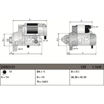 Startér Startér DENSO DSN3131