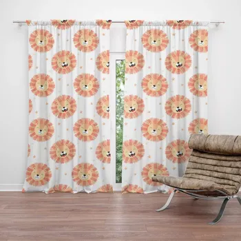 Závěs Sablio Závěs Lvíčci: 2ks 140x250cm