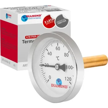 Kotoučový teploměr Diamond ART.419-P 0-80 °C