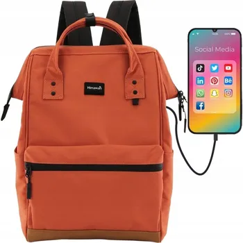 Městský batoh Hnědý městský batoh Himawari