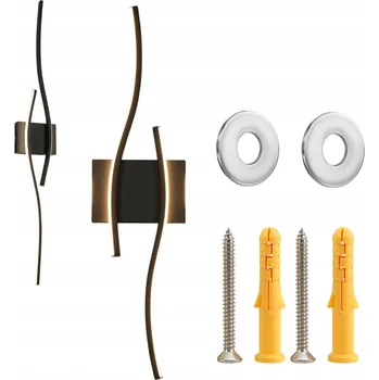 Nástěnné svítidlo LED VNITŘNÍ MODERNÍ NÁSTĚNNÁ LAMPA DO LOŽNICE, KOUPELNY, NA SCHODIŠTĚ 18W