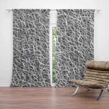 Závěs Sablio Závěs Bílá vlákna: 2ks 140x250cm