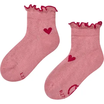 Dámská móda Dívčí Cutecore ponožky Červené srdce