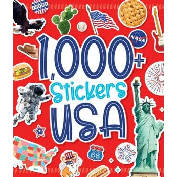 1,000 Stickers: USA (Brožovaná)
