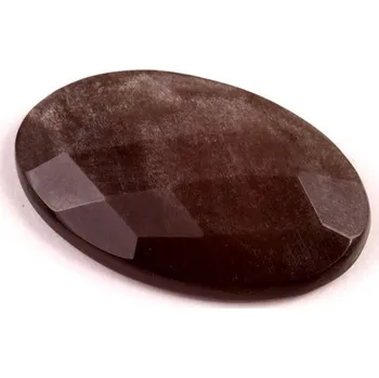 Sběratelství Kabošon Broušený Stříbrný Obsidián č.6718 (31x20x6mm)