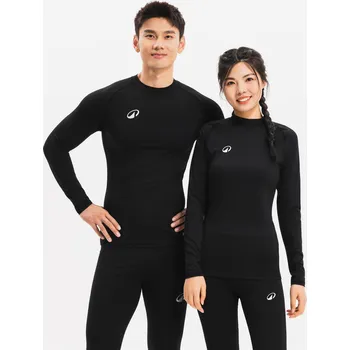 KIPSTA Spodní funkční tričko s dlouhým rukávem Keepcomfort 100 pro dospělé L ČERNÁ