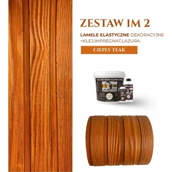 Fasádní deska imitace dřeva TEPLÝ TEAK 275 x 18 x 4 mm