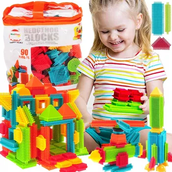 ostatní stavebnice KREATIVNÍ Stavební Stavebnice pro děti VAFLE Ježci Hřebeny 90 dílů