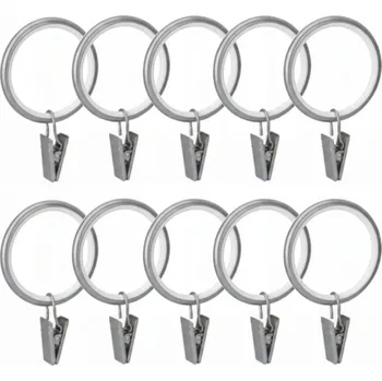 Kolečko s žabkou pro záclonovou tyč o průměru 25 mm KOLEČKA TICHÁ 10 kusů SATÉN