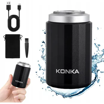 HOLICÍ STROJEK pánský cestovní mini holicí strojek černý nabíjený USB