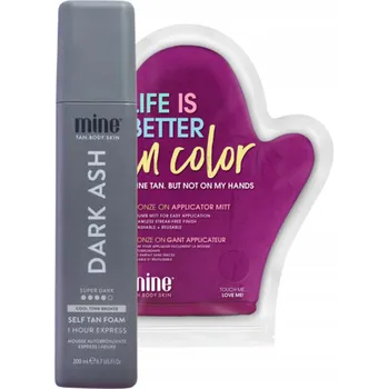 Samoopalovací přípravek MineTan Dark Ash 200 ml samoopalovací pěna