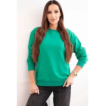 Dámská mikina Kesi Dámská mikina bez kapuce Krelock světle zelená M