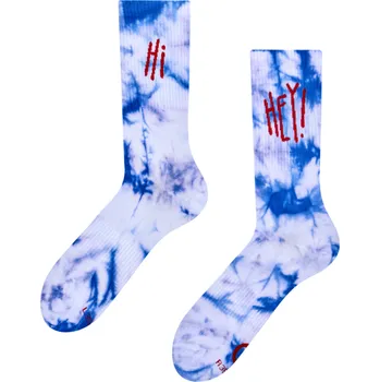 Dámské ponožky Ponožky z žebrovaného úpletu Ahoj, čau!