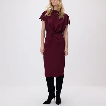 Dámské šaty Reserved - Šaty se zvířecím potiskem - hnědá - 193HU-83X - 193HU-83X-L