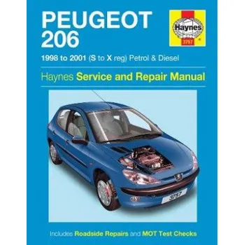 Populárně naučná literatura pro dospělé Peugeot 206 (Haynes Publishing)(Brožovaná)