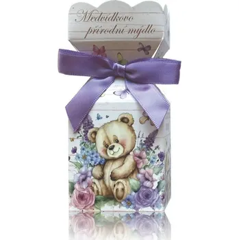 Mýdlo MÝDLO MEDVÍDKOVO PŘÍRODNÍ 90g v krabičce