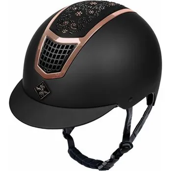 Jezdecká přilba Jezdecká přilba Quantinum Chic2 FP, M - 55-58 - Černá - Rosegold